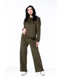 Trening Evazat Catifea Elvira Kaki